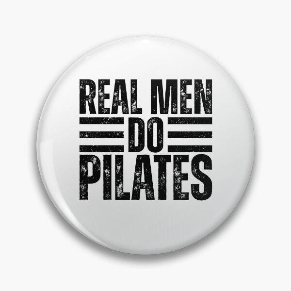 Item preview, Real Men Do Pilates - Mindfulness Coach designed and sold by gunaone-design.