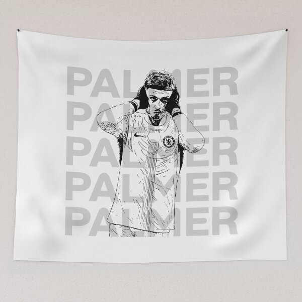 Item preview, Cole Palmer Repeat Name Typographic Art - Chelsea FC designed and sold by qfa Originals.