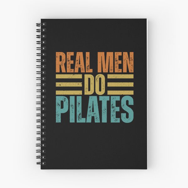 Item preview, Real Men Do Pilates - Meditation Mindfulness Fitness Quote designed and sold by gunaone-design.