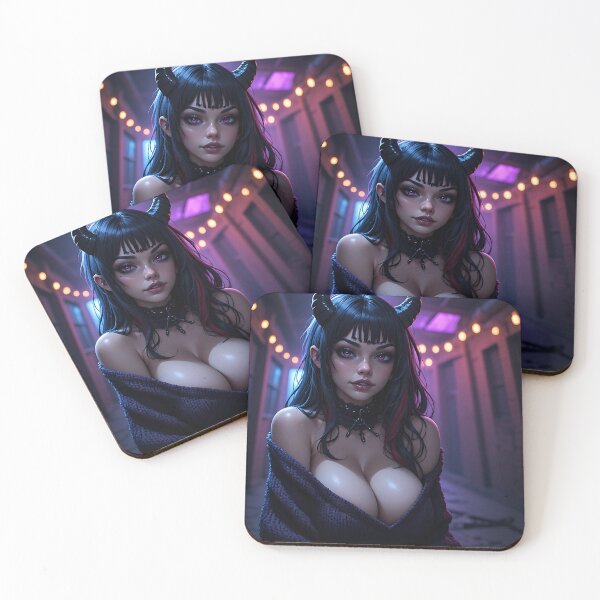 Item preview, Hot Goth Monster Girl Anime Woman Succubus Demon designed and sold by Your New Fixation.