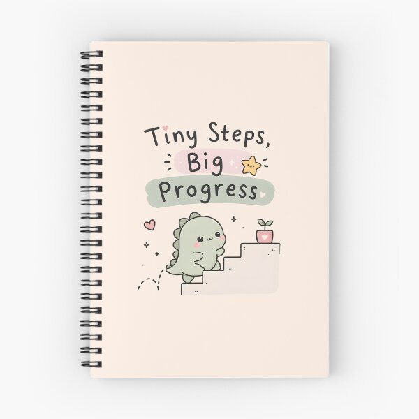 Item preview, ADHD Tiny Steps Big Progress Cute Dinosaur Motivation Quote designed and sold by Marti’s Shop Corner.