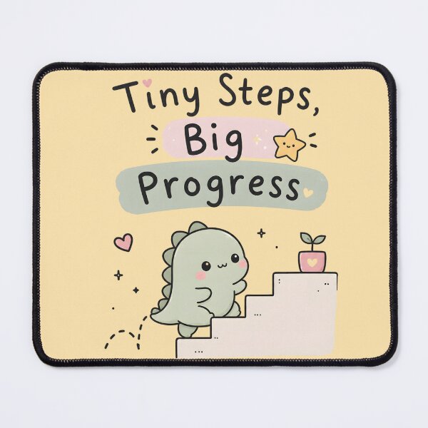 Item preview, ADHD Tiny Steps Big Progress Cute Dinosaur Motivation Quote designed and sold by Marti’s Shop Corner.