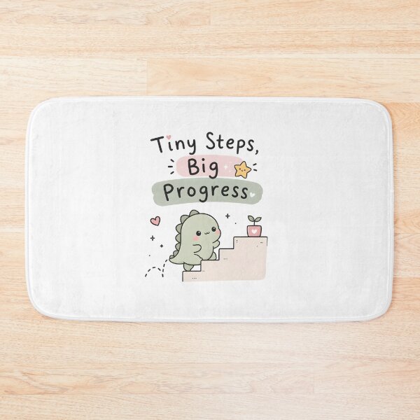 Item preview, ADHD Tiny Steps Big Progress Cute Dinosaur Motivation Quote designed and sold by Marti’s Shop Corner.