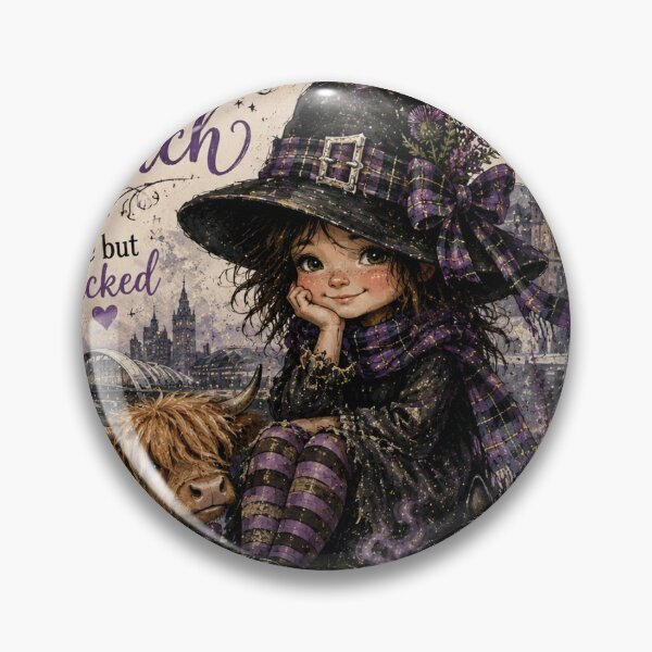 Item preview, The Wee Scottish Witch – Wee But Wicked designed and sold by Thistleinkart.