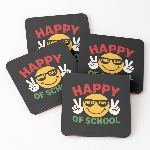 Artikelvorschau, Fröhlichen ersten Schultag! Smiley-Gesichter im Klassenzimmer entworfen und verkauft von dragonbol023.