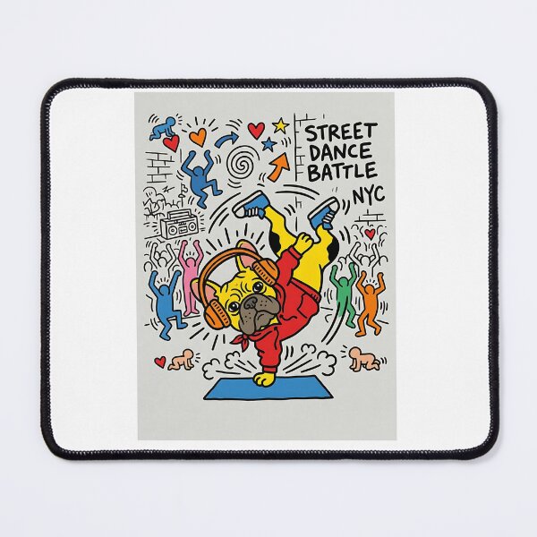 Item preview, Frenchie Breakdance designed and sold by PictoVibe.