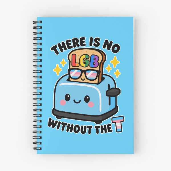 Item preview, There Is No LGB Without The T Kawaii Toaster LGBTQ+ Rights designed and sold by ArtliciousHUMAN.