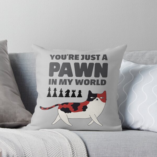 Item preview, Sarcastic Calico Cat - Chess Quote - You're Just a Pawn in my world designed and sold by aliyeus.
