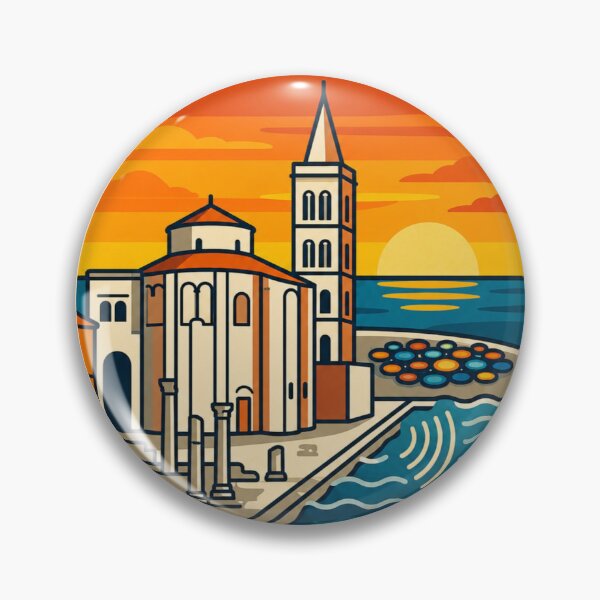 Item preview, Zadar Croatia sticker  designed and sold by choumilanais.