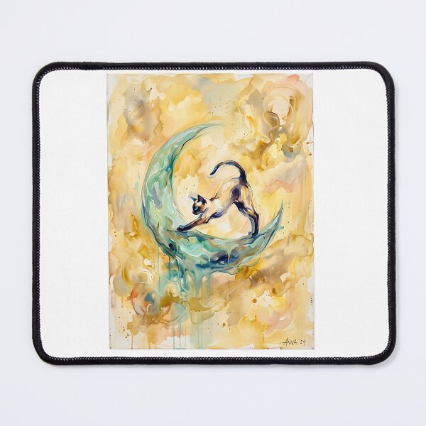 Item preview, Siamese Moon Yoga designed and sold by PictoVibe.