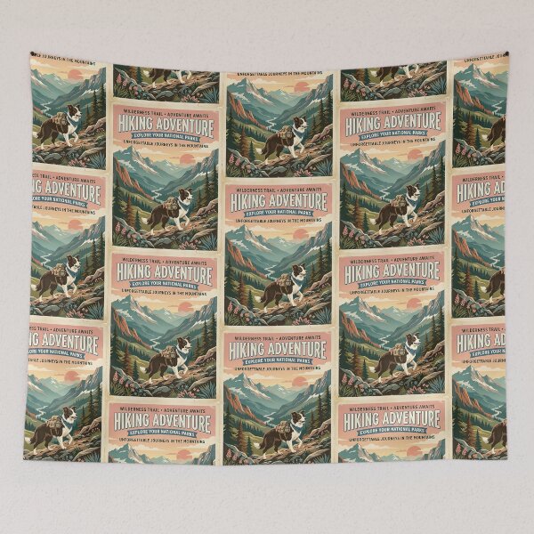 Item preview, Border Collie Explorer designed and sold by PictoVibe.