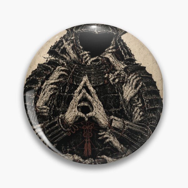 Item preview, Faceless Samurai Among Skeletal Hands designed and sold by MouradStudio.