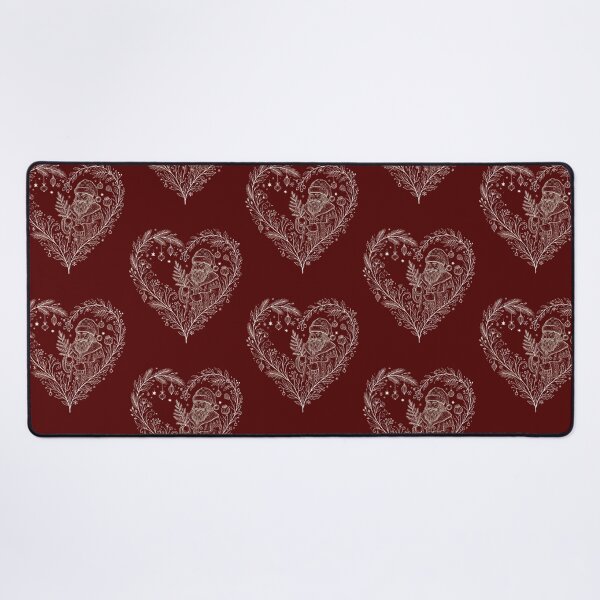 Item preview, Vintage Santa Claus Floral Heart Christmas designed and sold by VibranPalette.