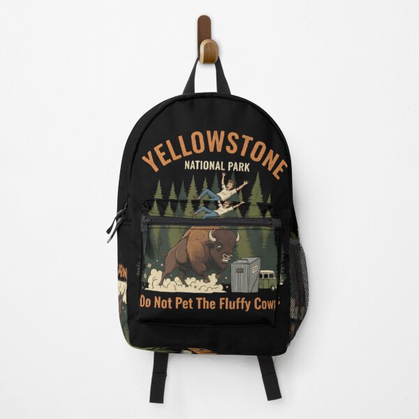 Item preview, Yellowstone Bison Do Not Pet Funny National Park Adventure designed and sold by Zizo-DR44.