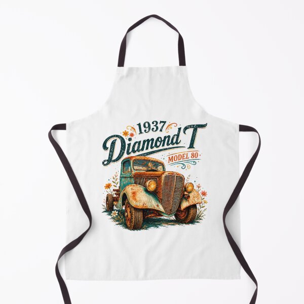 Item preview, 1937 Diamond T Model 80 Whimsical Truck Art designed and sold by TZehrfeldPhotos.