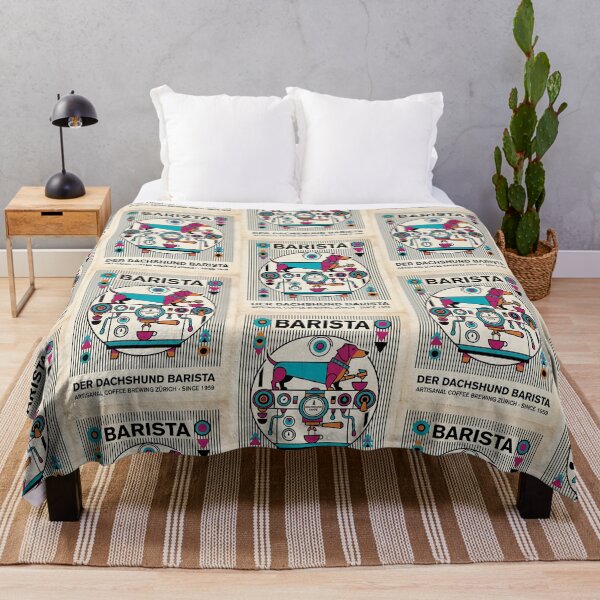 Item preview, Dachshund Barista designed and sold by PictoVibe.
