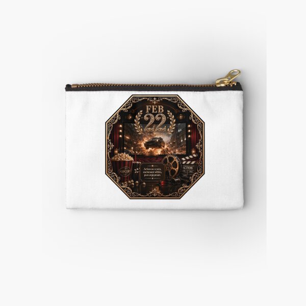 Item preview, February 22 Action Cinema Birthday Design designed and sold by LunaMoments.