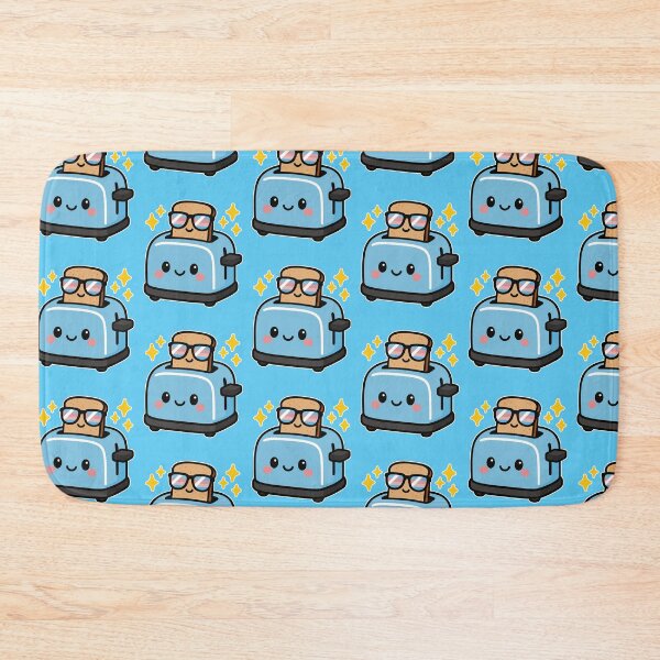 Item preview, Subtle Trans Pride Kawaii Toaster designed and sold by ArtliciousHUMAN.