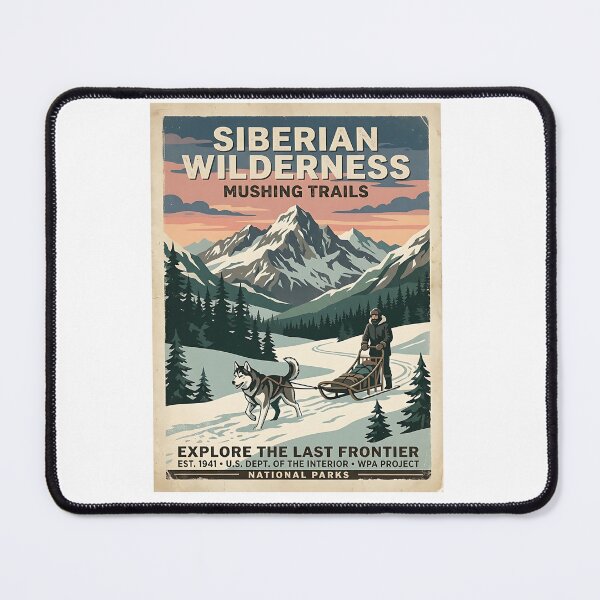 Item preview, Husky Sled Adventure designed and sold by PictoVibe.