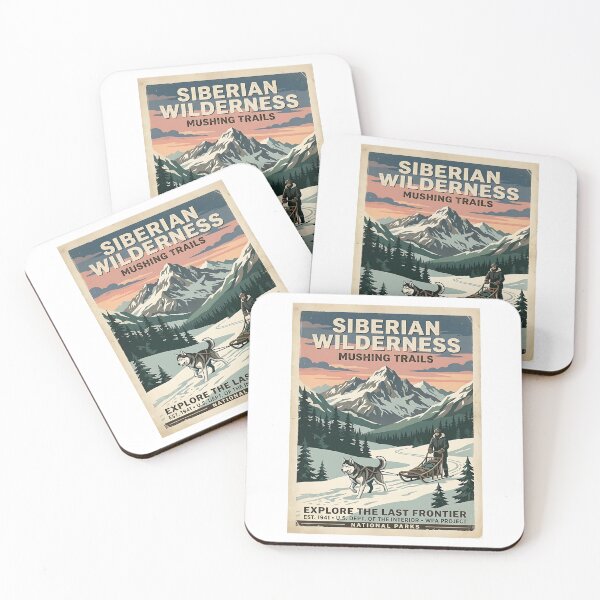 Item preview, Husky Sled Adventure designed and sold by PictoVibe.
