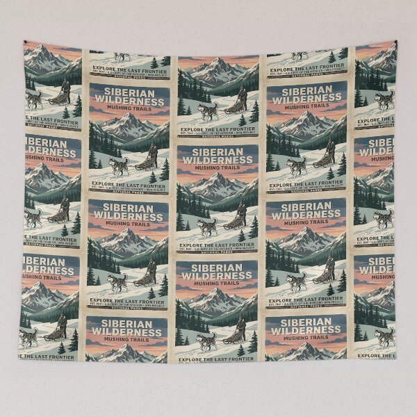 Item preview, Husky Sled Adventure designed and sold by PictoVibe.