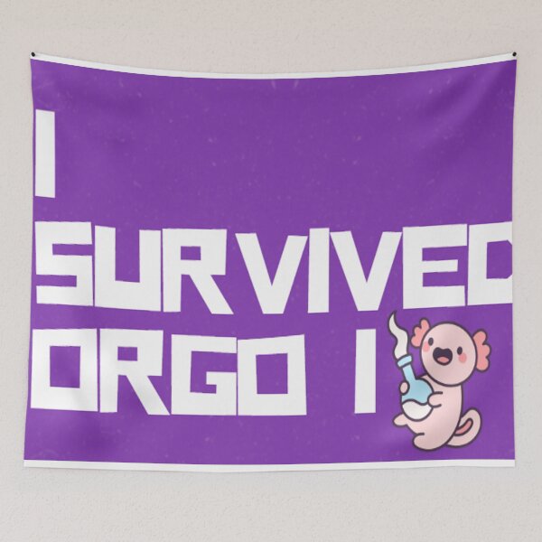 Aperçu de l'œuvre J'ai survécu à Orgo 1 tige drôle créée et vendue par shortandsweet1.