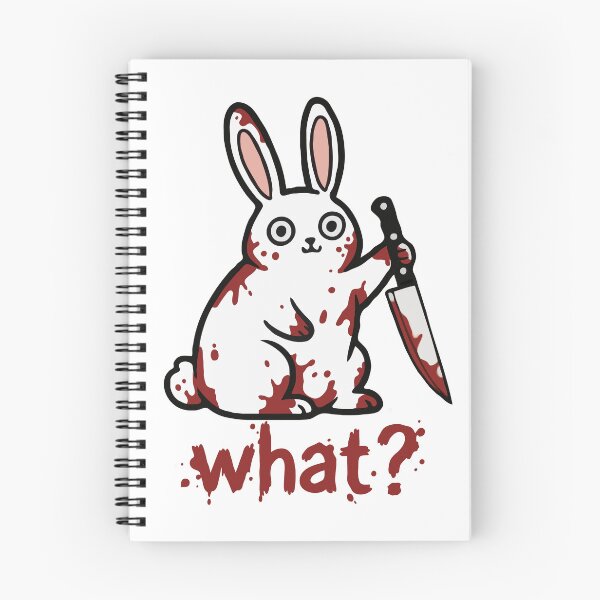 Item preview, Bloody White Bunny What? designed and sold by Gkinoki.