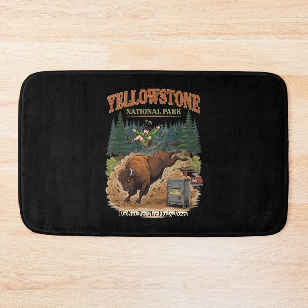 Item preview, Yellowstone Bison Attack Funny National Park Do Not Pet designed and sold by Zizo-DR44.