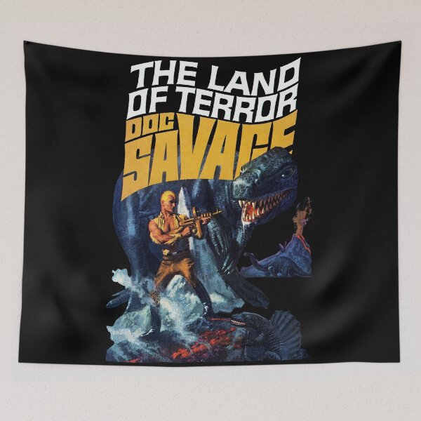 Item preview, Doc Savage - The Land of Terror [white] designed and sold by red-leaf.