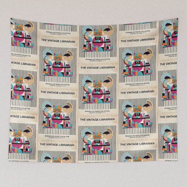 Item preview, Persian Cat Librarian designed and sold by PictoVibe.