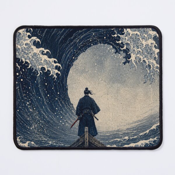 Item preview, Samurai Before the Great Wave designed and sold by MouradStudio.