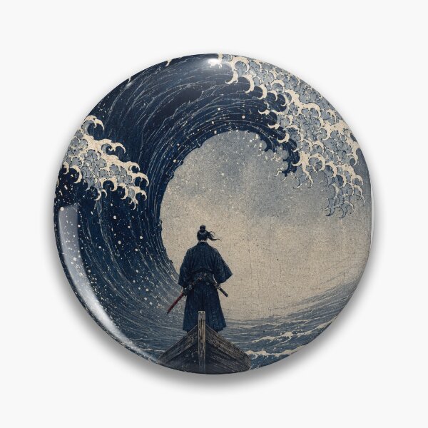 Item preview, Samurai Before the Great Wave designed and sold by MouradStudio.