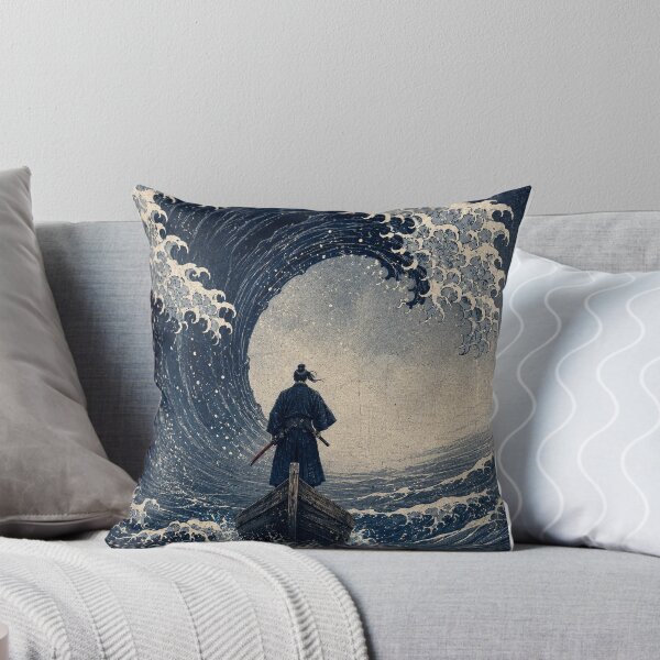 Item preview, Samurai Before the Great Wave designed and sold by MouradStudio.