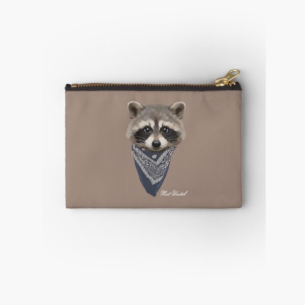 Item preview, Cool Raccoon in Paisley Bandana - Most Wanted Trash Panda designed and sold by artworkathome.