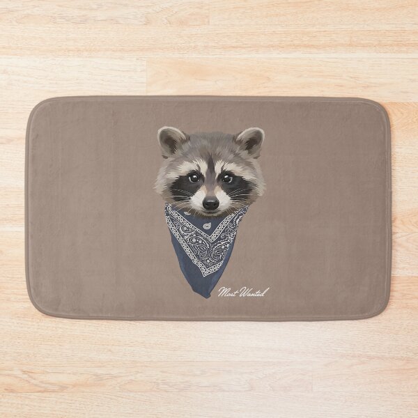 Item preview, Cool Raccoon in Paisley Bandana - Most Wanted Trash Panda designed and sold by artworkathome.