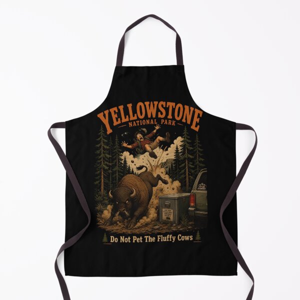 Item preview, Yellowstone Bison Do Not Pet Vintage National Park Wildlife designed and sold by Zizo-DR44.