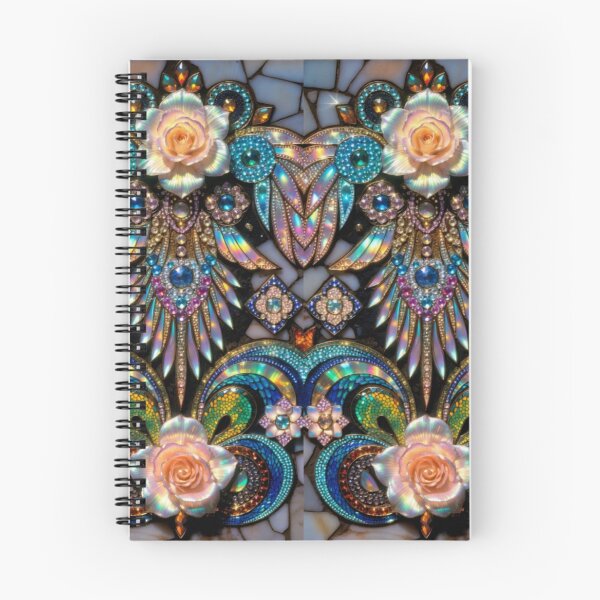 Item preview, Lotus flower jeweled with roses designed and sold by KingsArtworx 2.