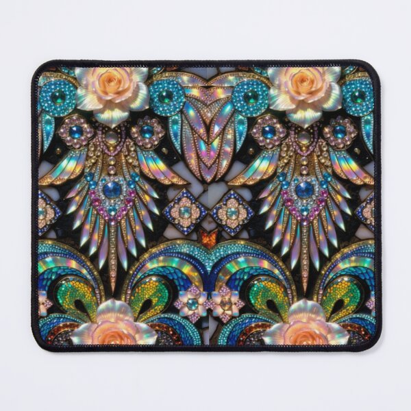 Item preview, Lotus flower jeweled with roses designed and sold by KingsArtworx 2.
