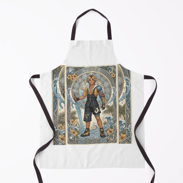 Item preview, Tidus in the style of Alphonse Mucha designed and sold by Solace Sparkles.