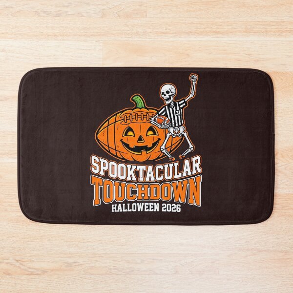Item preview, Spooktacular Touchdown Halloween 2026 Football Skeleton designed and sold by 519xdesign.