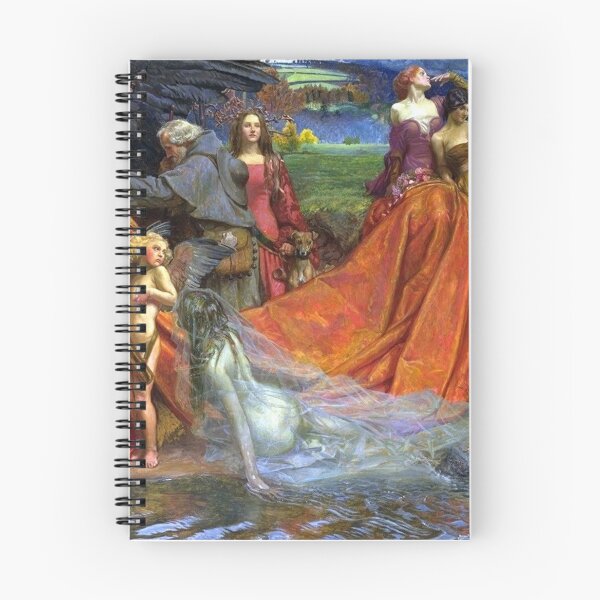 Item preview, Fantasy Wall Art, Now Is Pilgrim Fair Autumn's Charge, John Byam Shaw Illustration designed and sold by RickE.
