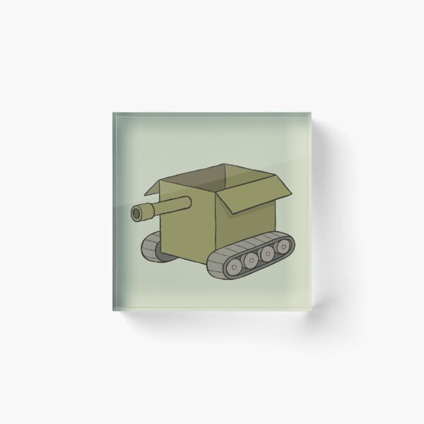 Item preview, Cardboard Box Tank designed and sold by Gkinoki.