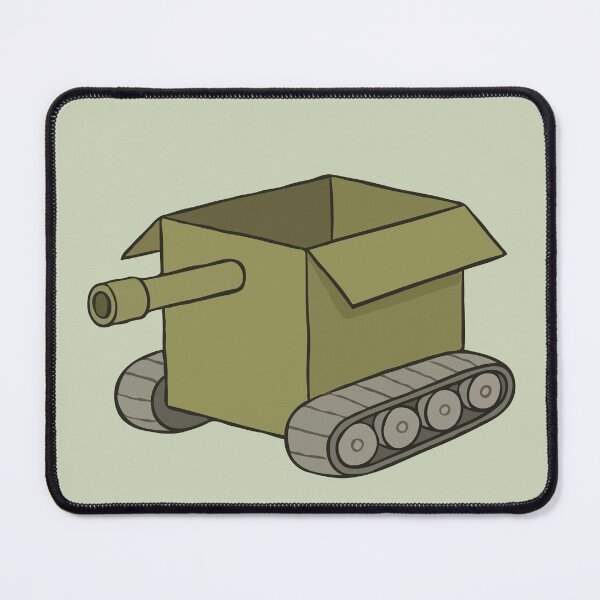 Item preview, Cardboard Box Tank designed and sold by Gkinoki.