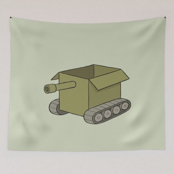 Item preview, Cardboard Box Tank designed and sold by Gkinoki.