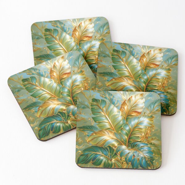 Item preview, Vibrant Tropical Leaves Art designed and sold by MargaretWiktor.