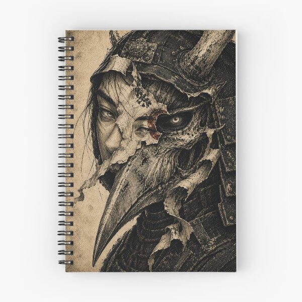 Item preview, Torn Raven Samurai Portrait designed and sold by MouradStudio.