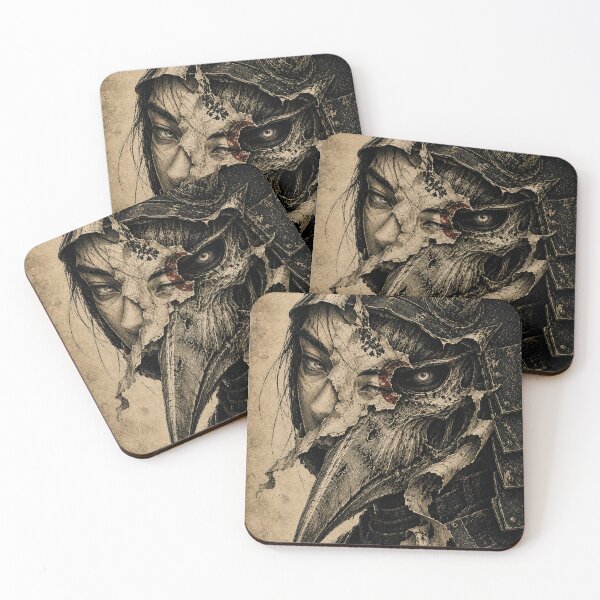 Item preview, Torn Raven Samurai Portrait designed and sold by MouradStudio.