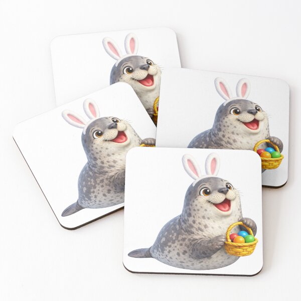 Item preview, Weddell Seal Easter Bunny designed and sold by Sillytoe.