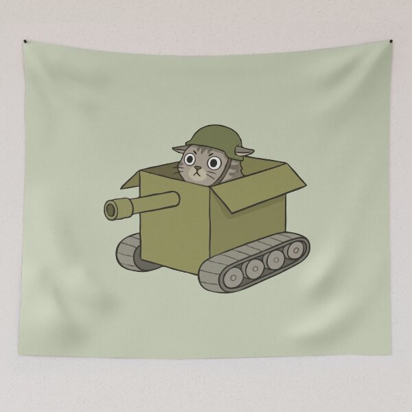 Item preview, Cat In Box Tank designed and sold by Gkinoki.