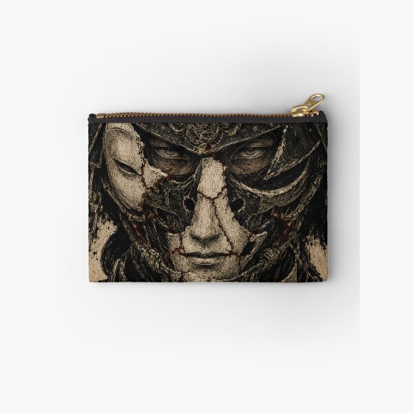 Item preview, Three Cracked Samurai Masks designed and sold by MouradStudio.